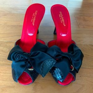 Satin Bow Dolce and Gabbana Sandal